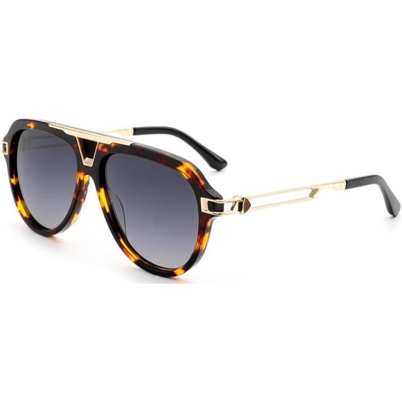 Trendy Oval Polarized Men's Sunglasses UV 400 Protection MB1594S